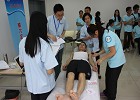 2014’上海中医药大学针灸推拿操作技能大赛掠影